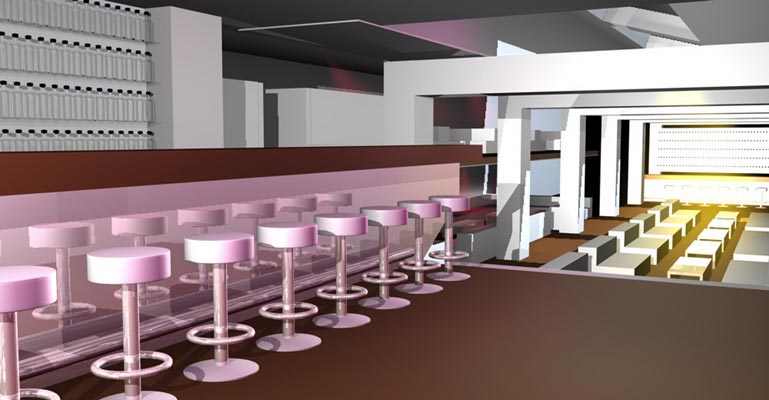 Rendering Projekt Freienhof-Lounge